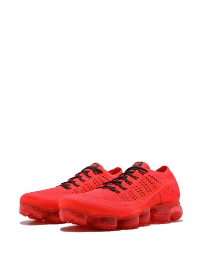 Shop Nike X Clot Air Vapormax Flyknit Sneakers In Red