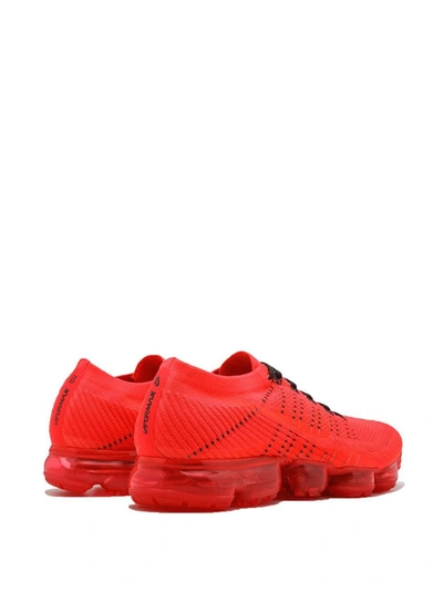 Shop Nike X Clot Air Vapormax Flyknit Sneakers In Red