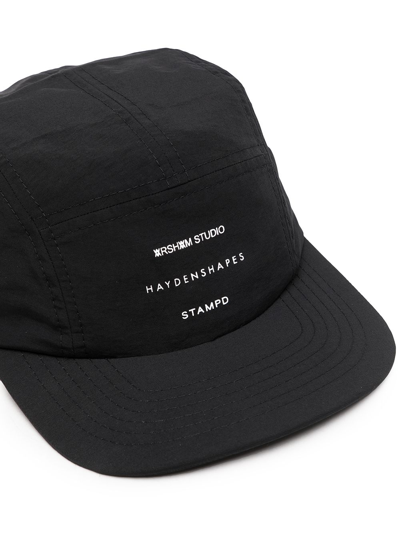 Stampd Logo-print Baseball Cap In Schwarz