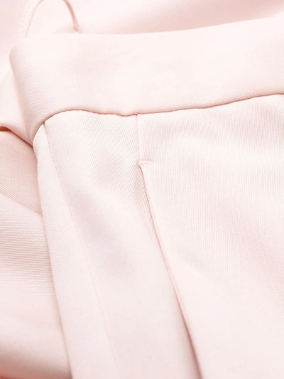 Shop Stella Mccartney Cropped Straight Trousers In Pink