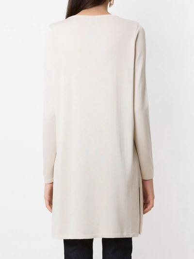 Shop Alcaçuz Neriah Knit Blouse In Neutrals