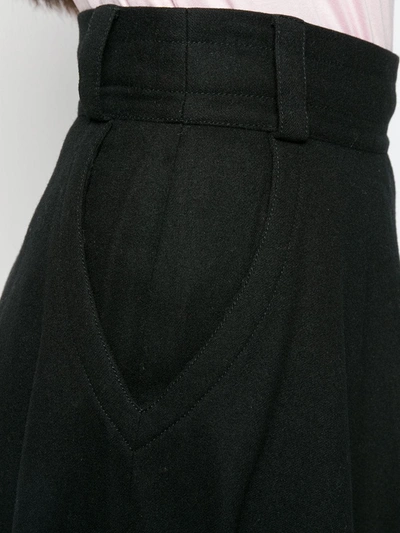 Pre-owned Versace 伞形半身裙 In Black