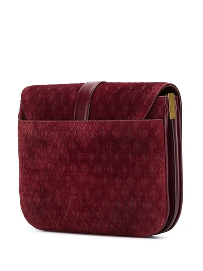 Shop Saint Laurent Besace Small Crossbody Bag In Red