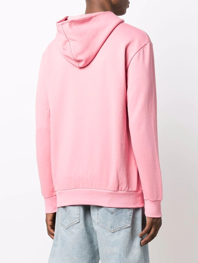 Hide & Jack Logo-print Pullover Hoodie In Rosa