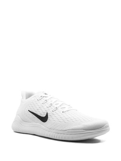 Nike Men's Free Run 2018 Road Running Shoes In White