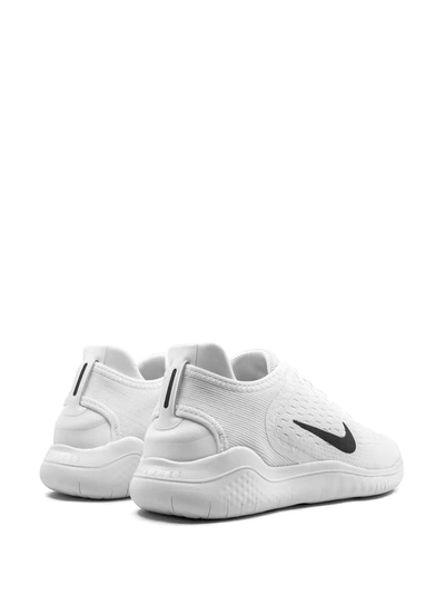 Nike Men's Free Run 2018 Road Running Shoes In White