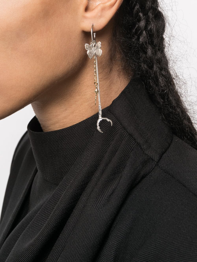 Shop Wouters & Hendrix Mismatch Chain-link Earrings In Silver