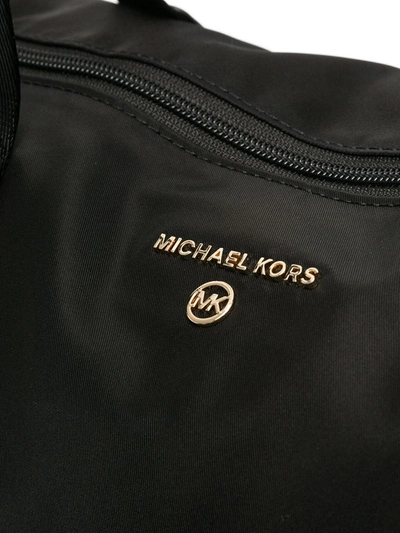 Shop Michael Michael Kors Oversized Zip-up Tote Bag In Black