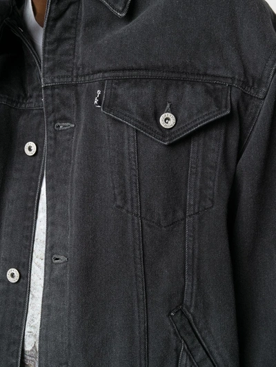 Doublet Button-down Jacket In Black