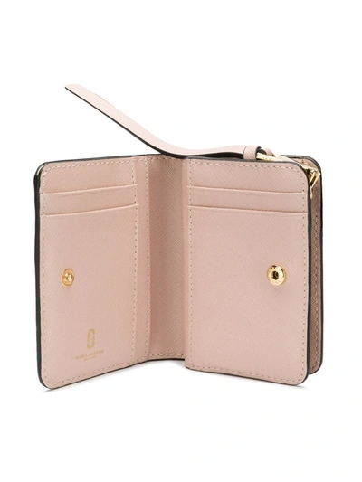 Shop Marc Jacobs The Mini Compact Wallet In Neutrals