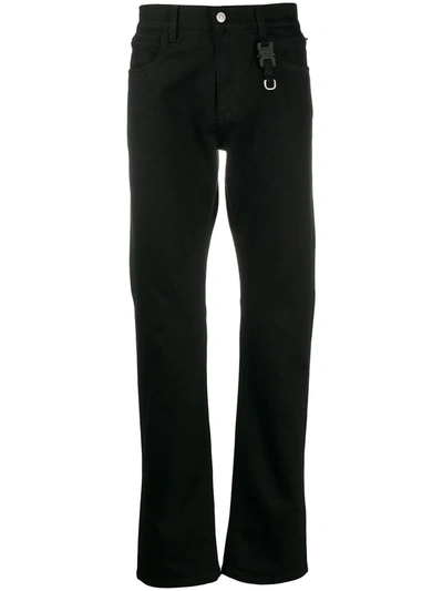 Shop Alyx Straight-leg Jeans In Black