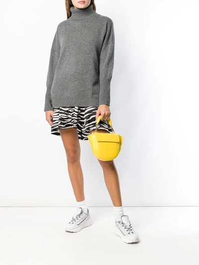 Chinti & Parker Funnel Neck Cashmere Jumper In Grey