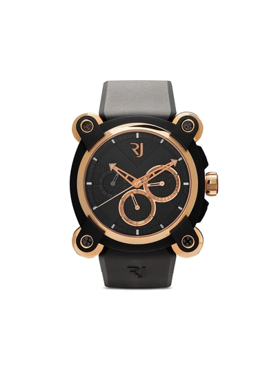 Shop Romain Jerome Moon Invader 49mm In Rg