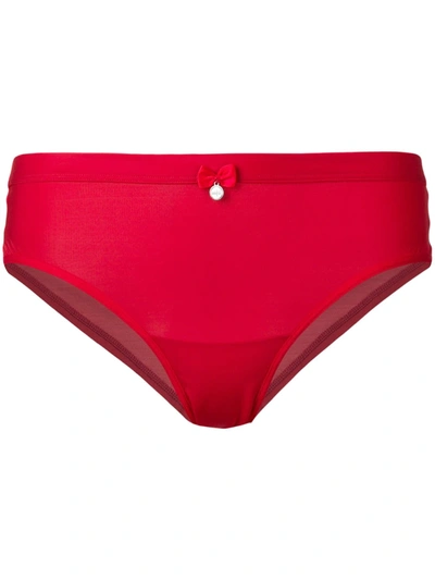 Shop Marlies Dekkers Brazilian Briefs In Red