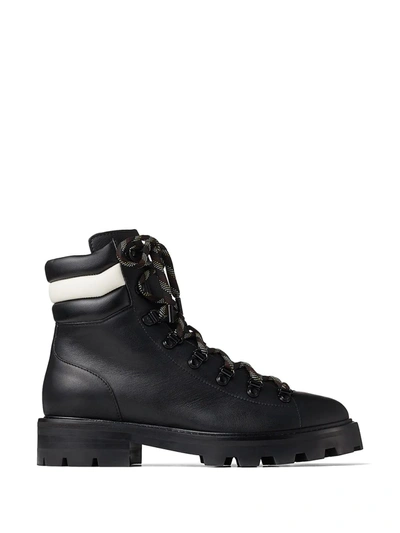 Shop Jimmy Choo Eshe Hiking Boots In Black