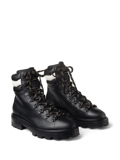 Shop Jimmy Choo Eshe Hiking Boots In Black