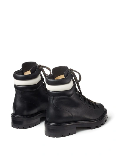 Shop Jimmy Choo Eshe Hiking Boots In Black