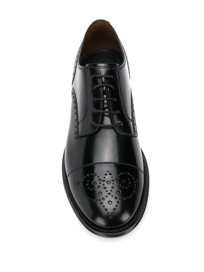 Shop Dolce & Gabbana Brogue Derby Shoes In Black