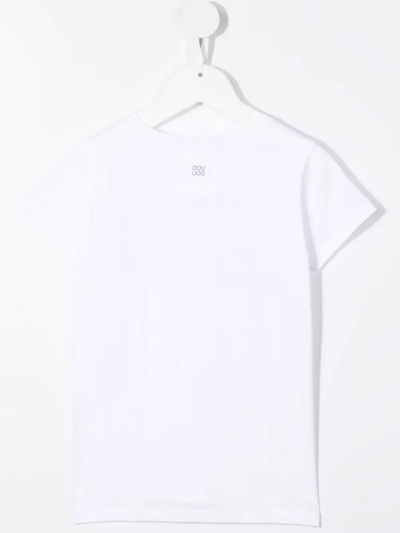 Shop Douuod Everyday Is The Most Beautiful Day T-shirt In White
