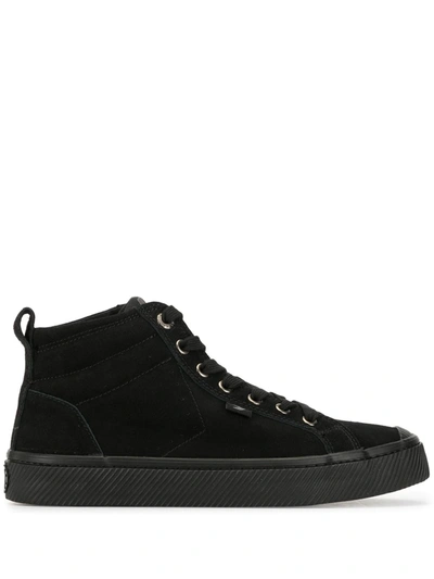 Shop Cariuma Oca High-top Suede Sneakers In Black