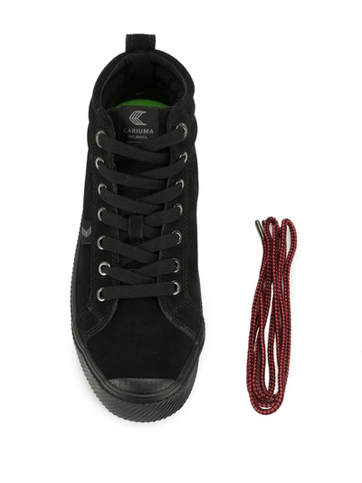 Shop Cariuma Oca High-top Suede Sneakers In Black
