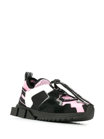 Shop Dolce & Gabbana Sorrento Trekking Chunky Sneakers In Pink