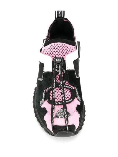 Shop Dolce & Gabbana Sorrento Trekking Chunky Sneakers In Pink