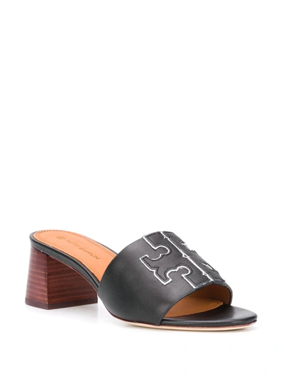 Shop Tory Burch Ines Slide Sandals In Black