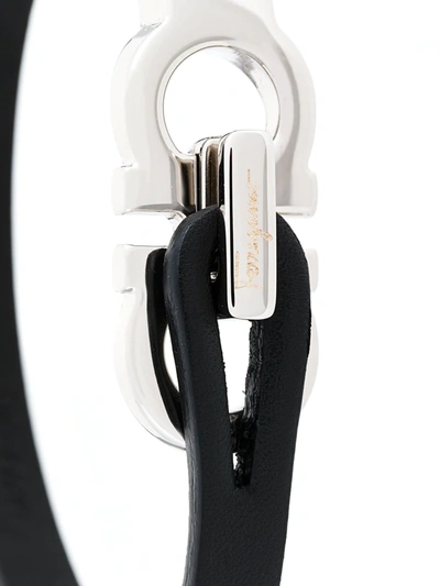 Ferragamo Double Gancio Bracelet In Black