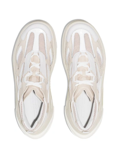 Shop Alyx Two-tone Low-top Sneakers In White