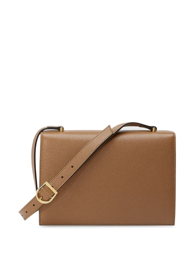 Shop Gucci Zumi Small Shoulder Bag In Brown