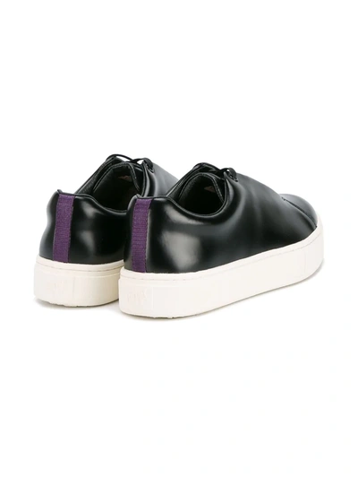Eytys Doja Low-top Leather Trainers In Black