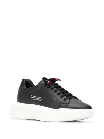 Giuliano Galiano Logo-print Low-top Sneakers In Black