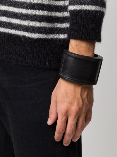 Shop Parts Of Four Crescent Channel Cuff In Black