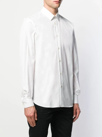 Shop Saint Laurent Tailored Formal Shirt In White