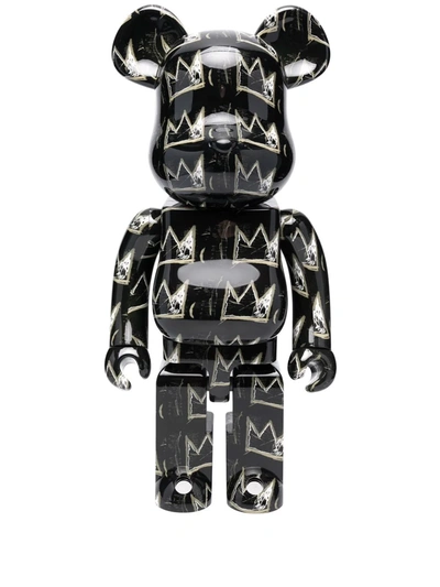 Shop Medicom Toy Basquiat Toy In Black