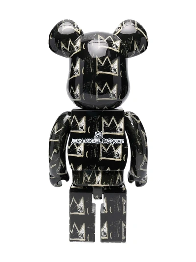 Shop Medicom Toy Basquiat Toy In Black