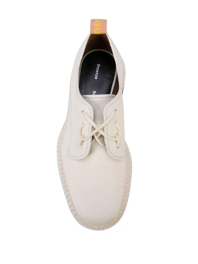 Shop Proenza Schouler Leather Oxfords In White