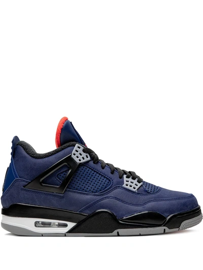 Shop Jordan Air  4 "winterized Loyal Blue" Sneakers