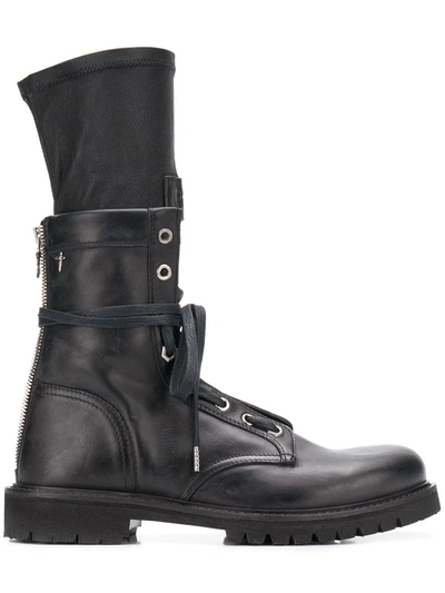 Shop Rta Sock Style Boots In Black