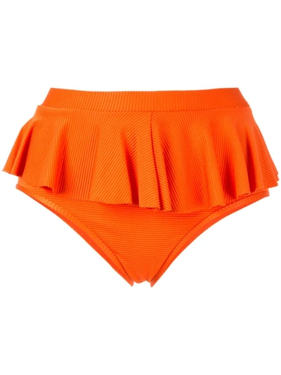 Shop Duskii Cancun Bikini Bottoms In Orange