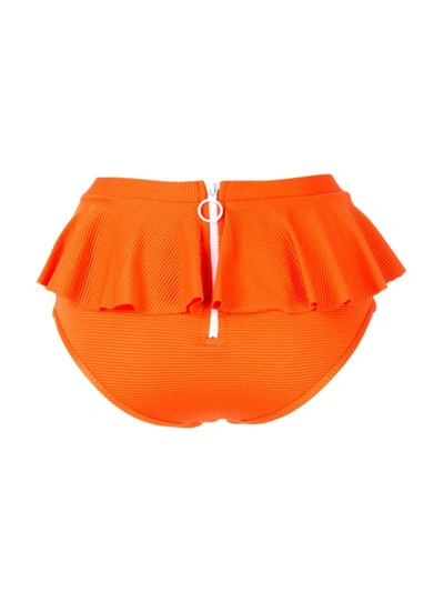 Shop Duskii Cancun Bikini Bottoms In Orange