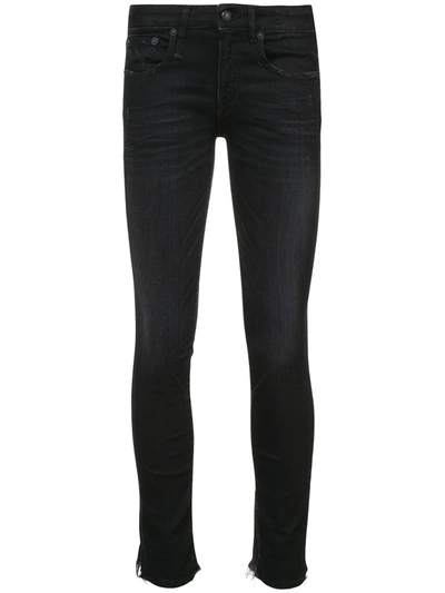 Shop R13 Alison Skinny Jeans In Black