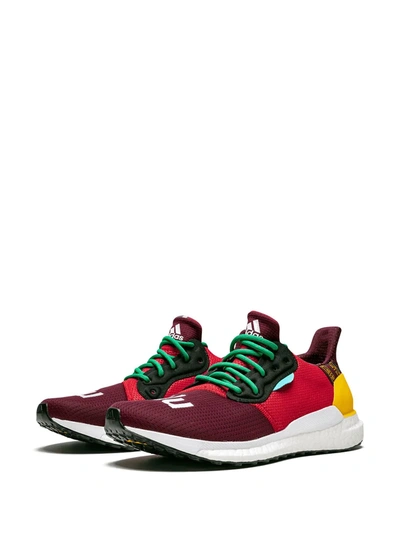 Adidas Originals X Pharrell Williams Solar Hu Glide M Sneakers In Red
