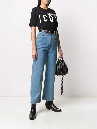 Dsquared2 Icon Forever Easy T-shirt In Black