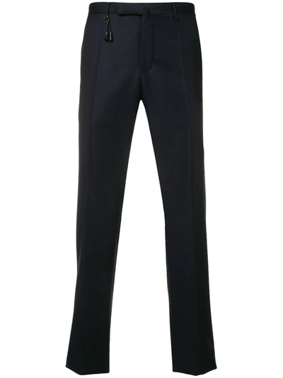 Shop Incotex Venezia Slim-fit Trousers In Blue