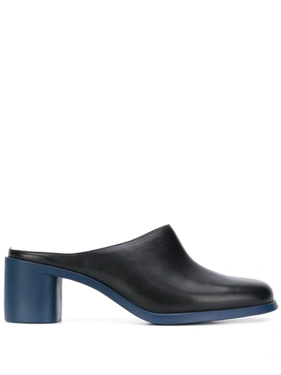 Shop Camper Meda 60mm Two-tone Mules In Black