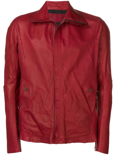Shop Isaac Sellam Experience Zipped-up Jacket In Red