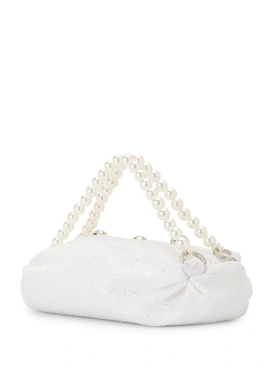 Shop 0711 Nino Snowy Small Tote Bag In White