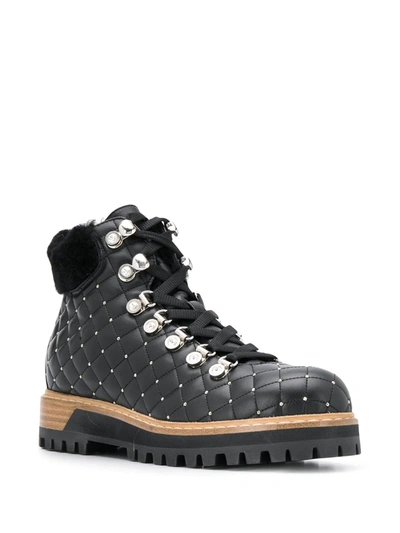 Shop Le Silla St.moritz Trekking Boots In Black